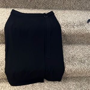 NWT black midi pencil skirt